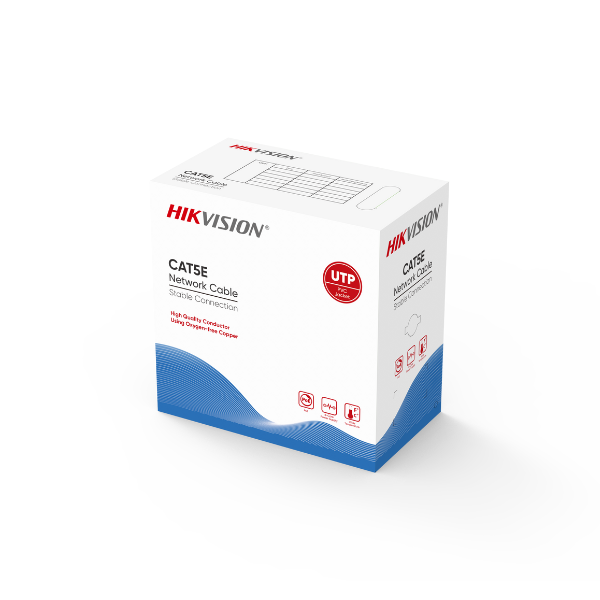 DS-1LN5E-E/E 305m UTP CAT5e Network Cable Hikvision