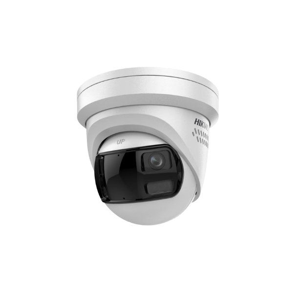 DS-2CD2343G2P-LISU/SRB 4MP 2X 2.8mm Panoramic AcuSense Turret Network Camera with Red/Blue Light Hikvision