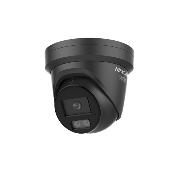 DS-2CD2347G3-LI2UY(Black) 4MP 2.8mm Smart Hybrid Light with ColorVu Fixed Turret Network Camera Hikvision