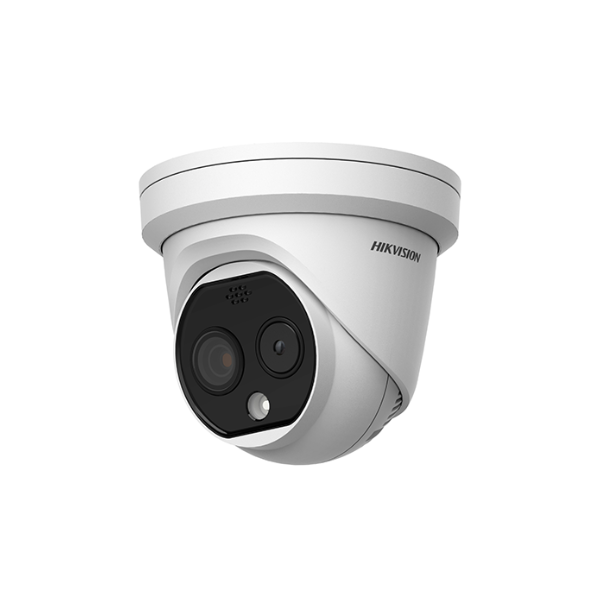 DS-2TD1228-2/QA  4MP Thermal 2.1mm &amp; Optical Bi-spectrum IP 2.2mm Turret Camera Hikvision
