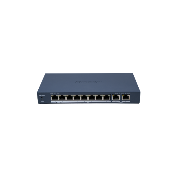 DS-3E1310HP-EI(B) 8 Port Smart Managed 100 Mbps Hi-PoE Switch Hikvision