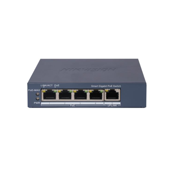 DS-3E1505P-EI 4 Port Gigabit Smart POE Switch Hikvision