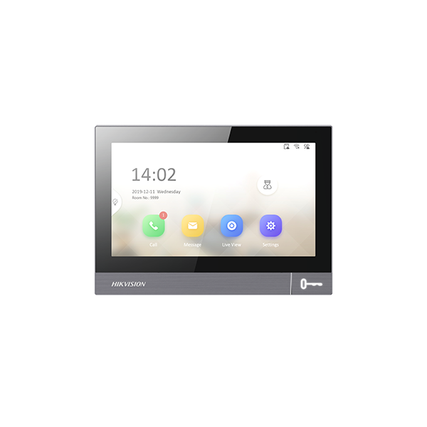DS-KH8381-WTE1 7''  IPS Touch-Screen Indoor Station Hikvision