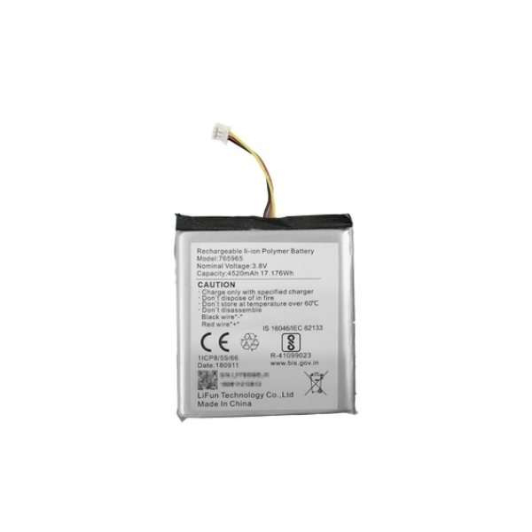 Battery Lithium 3.8V-4520mAh 11.176Wh for AX PRO panels Hikvision