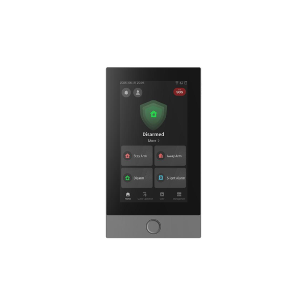 DS-PK670W/Black 7" LCD Touchscreen Keypad Hikvision AX HYBRID PRO