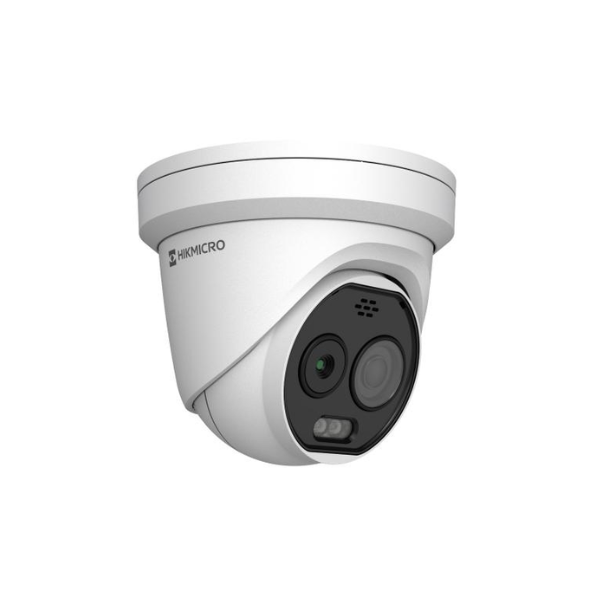 HM-TD1228-2/G1/T3A  2.1mm Thermal &amp; Optical Bi-Spectrum Network Turret Camera Hikmicro